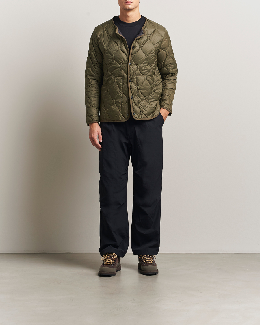 Heren | Jassen | TAION | Military Crew Neck Down Jacket Dark Olive