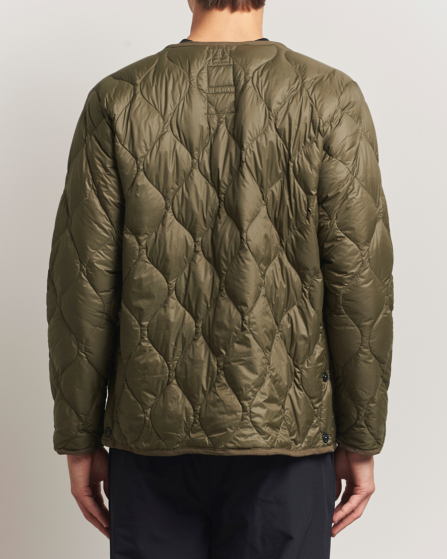 Heren | Jassen | TAION | Military Crew Neck Down Jacket Dark Olive