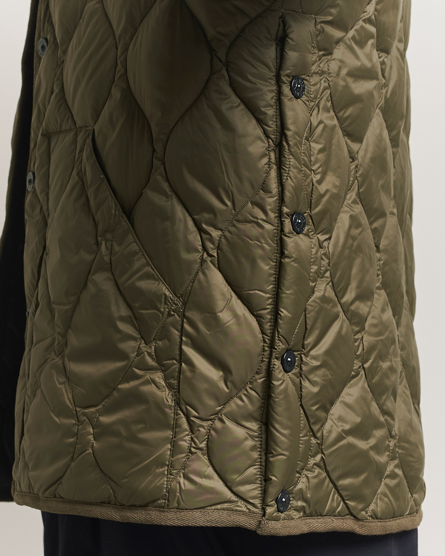 Heren | Jassen | TAION | Military Crew Neck Down Jacket Dark Olive