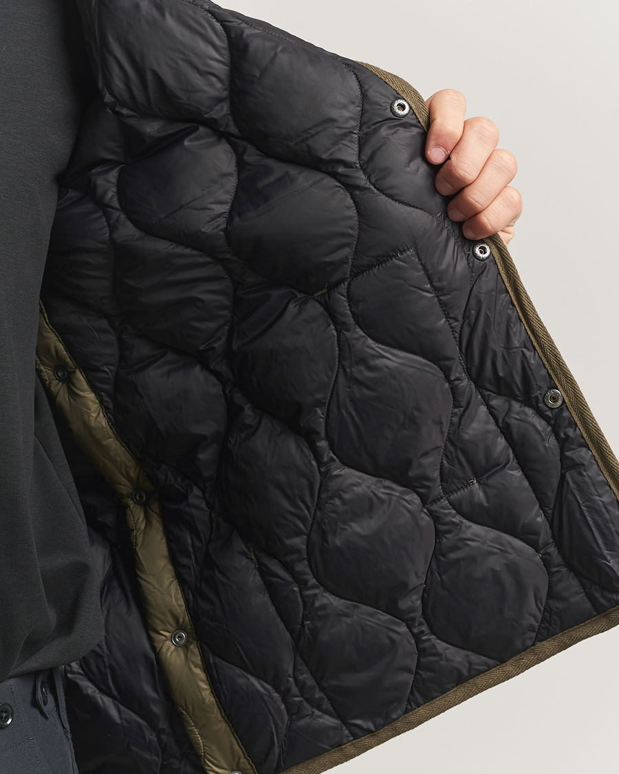 Heren | Jassen | TAION | Military Crew Neck Down Jacket Dark Olive