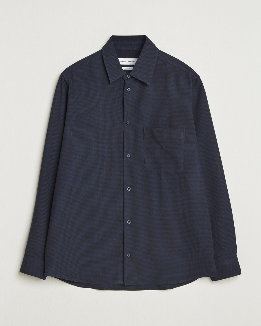 Heren | Overhemden | Samsøe Samsøe | Damon Overshirt Salute Navy