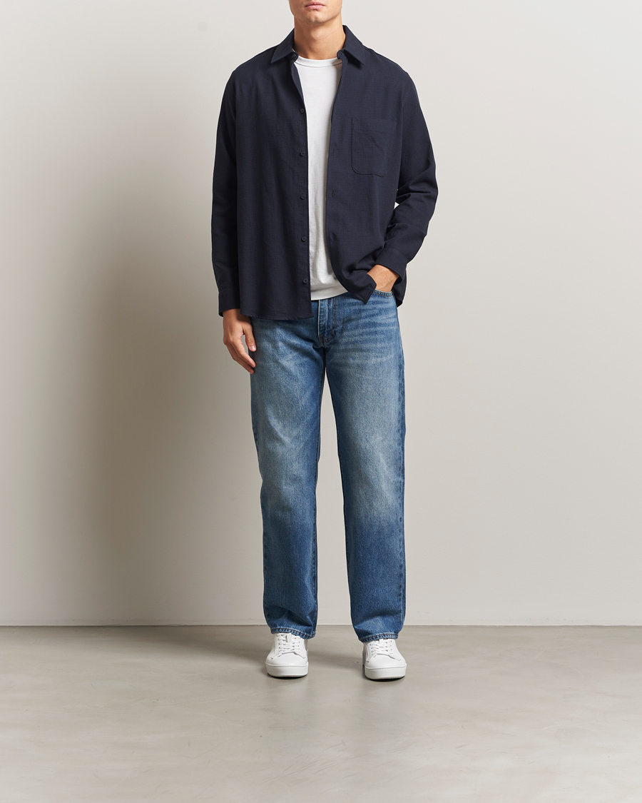 Heren | Overhemden | Samsøe Samsøe | Damon Overshirt Salute Navy