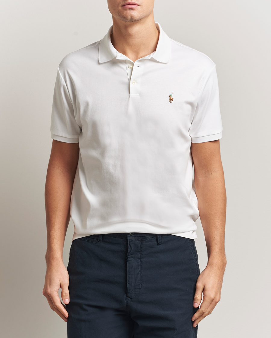 Heren | Polo's | Polo Ralph Lauren | Custom Slim Fit Cotton Polo White