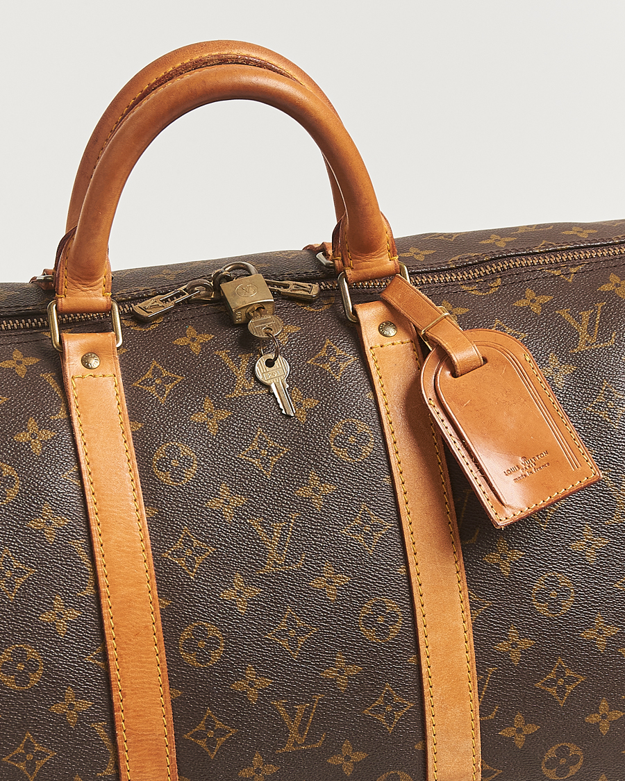 Heren | Pre-Owned & Vintage Bags | Louis Vuitton Pre-Owned | Keepall 55 Monogram