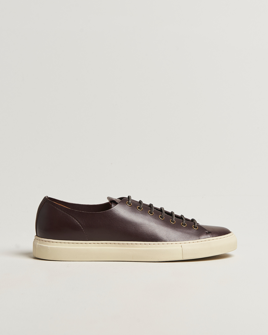 Heren | Sneakers | Buttero | Tanino Leather Sneaker Dark Brown