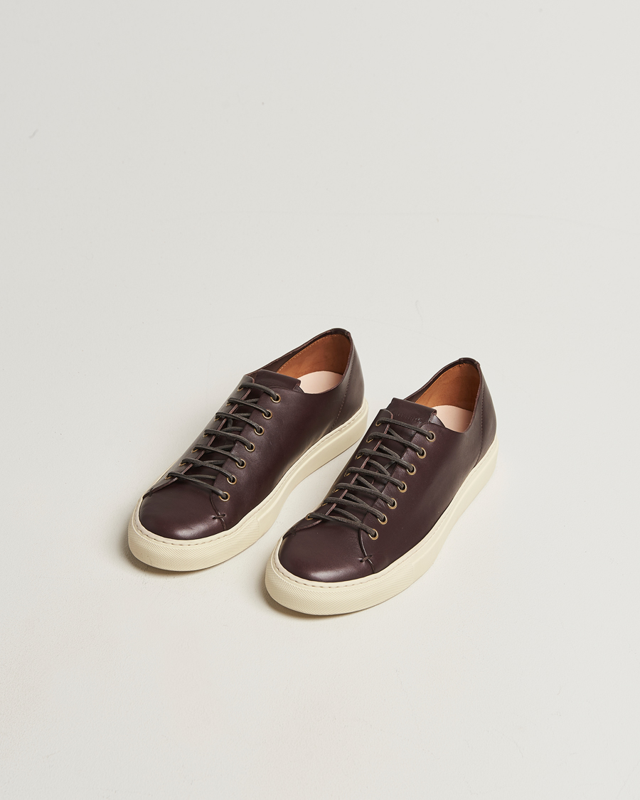 Heren | Sneakers | Buttero | Tanino Leather Sneaker Dark Brown