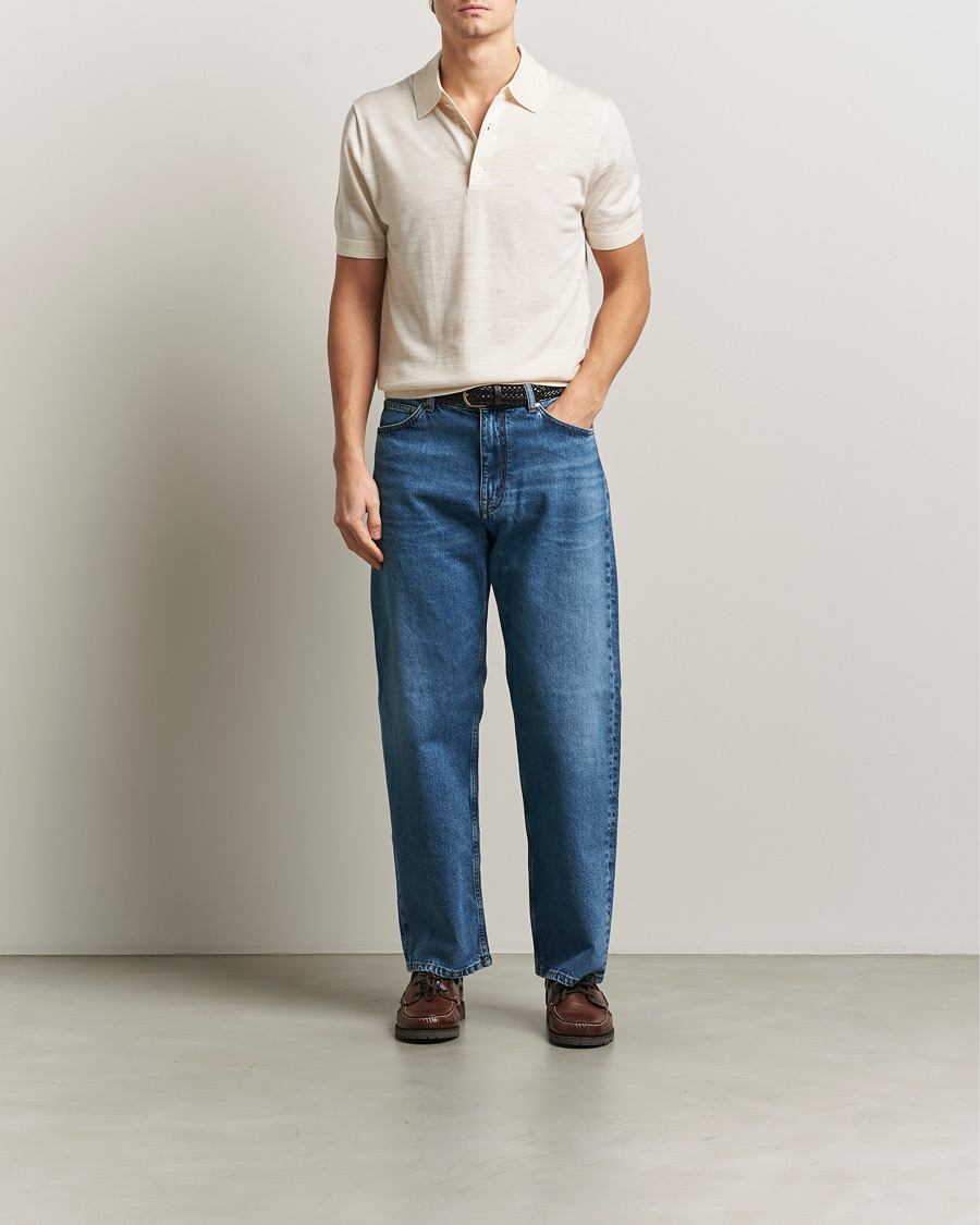 Heren | Polo's | GANT | Extrafine Merino Polo Seed Melange