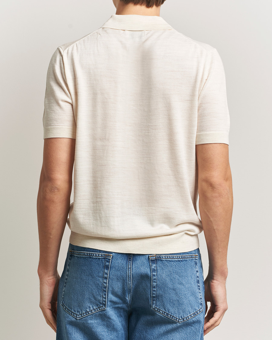 Heren | Polo's | GANT | Extrafine Merino Polo Seed Melange