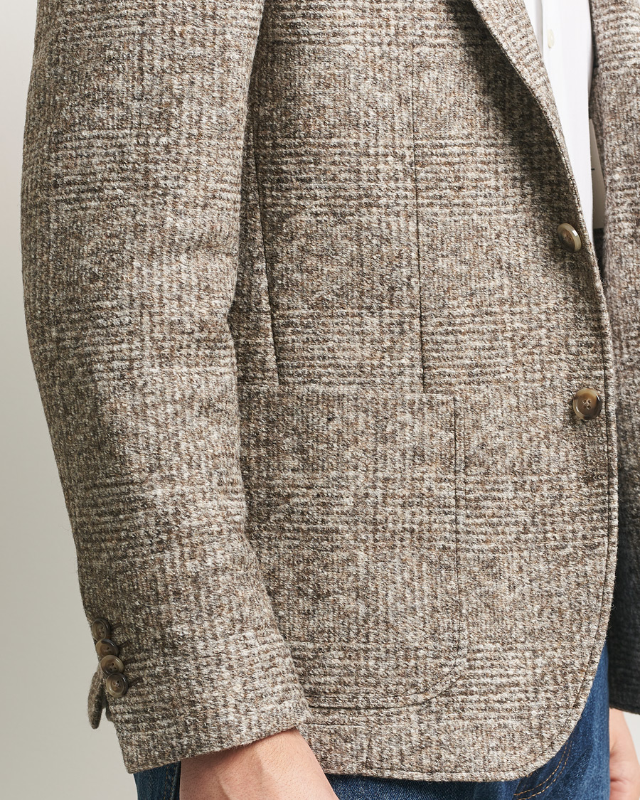 Heren | Blazers | GANT | Wool Checked Blazer Seed Melange