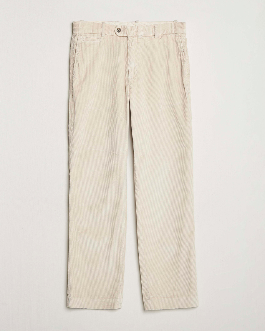 Heren | Broeken | GANT | Straight Fit Corduroy Trousers Putty