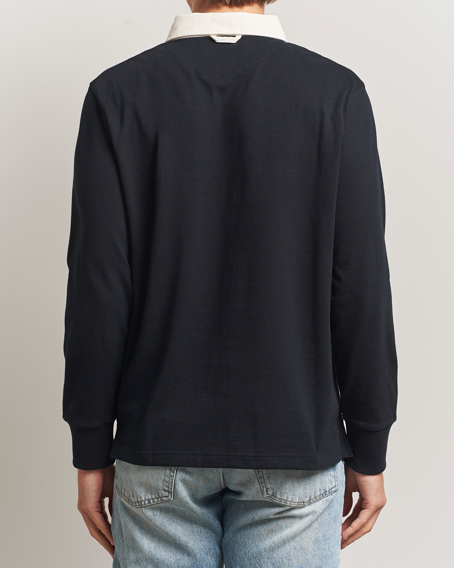 Heren | Truien | Gant | Blocked Logo Heavy Rugger Black