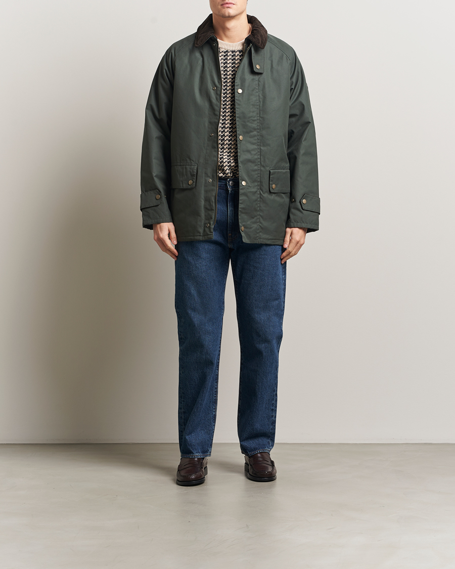 Heren | Jassen | GANT | Waxed Barn Jacket Woody Green