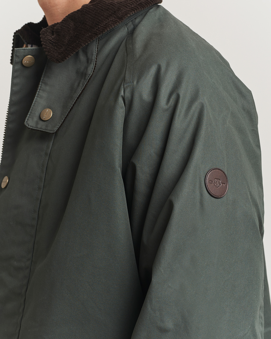 Heren | Jassen | GANT | Waxed Barn Jacket Woody Green