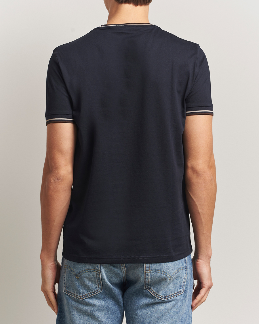Heren | T-shirts | Fred Perry | Twin Tipped T-Shirt Navy