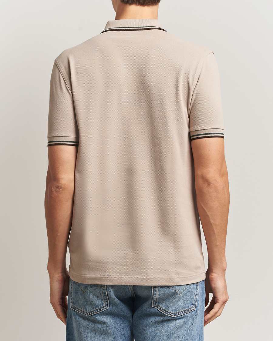 Heren | Polo's | Fred Perry | Twin Tipped Shirt Warm Oat