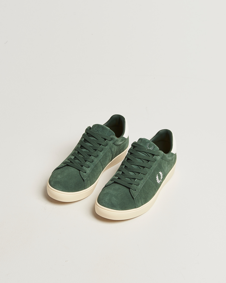Heren | Sneakers | Fred Perry | Spencer Suede Sneaker Court Green