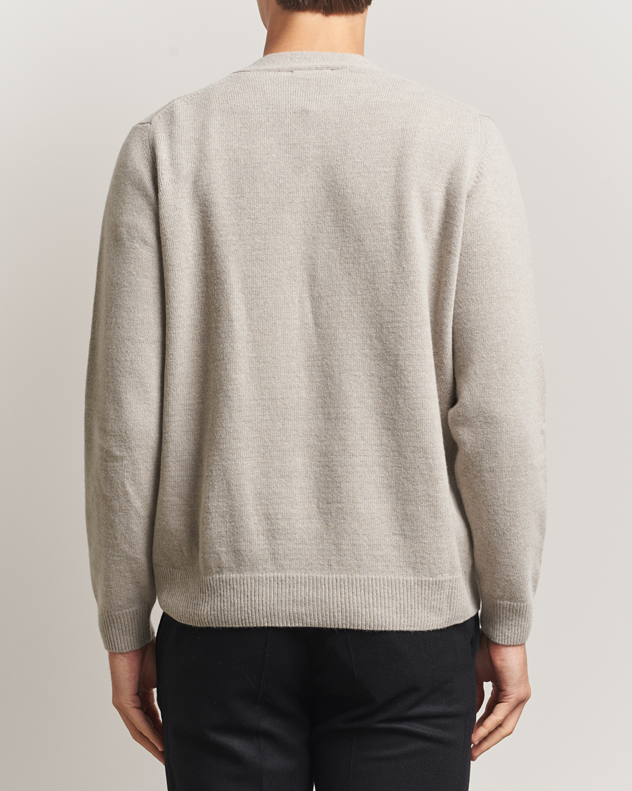 Heren | Truien | Oscar Jacobson | Eduardo Wool Cardigan Beige