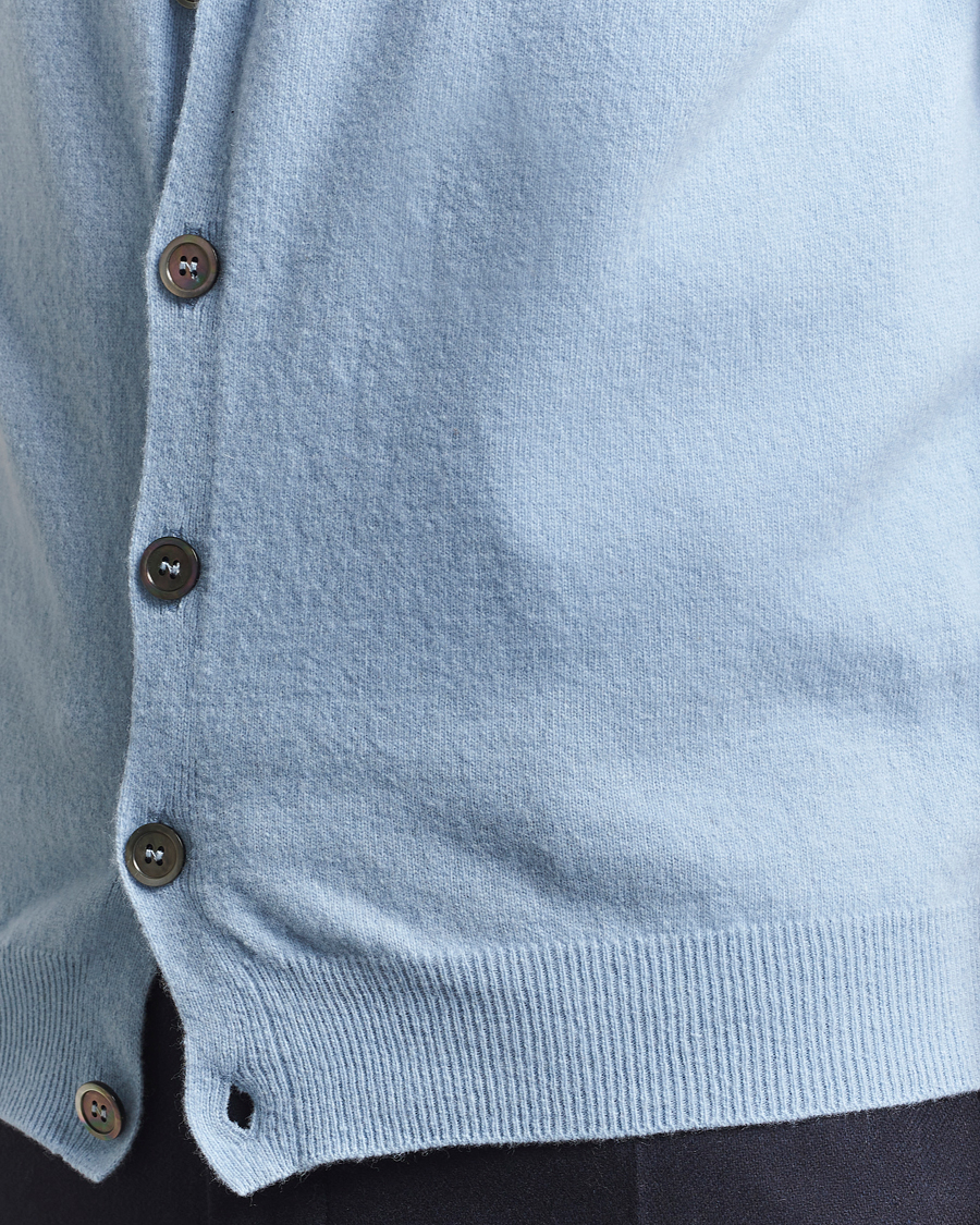 Heren | Truien | Oscar Jacobson | Guiseppe Buttoned Vest Light Blue