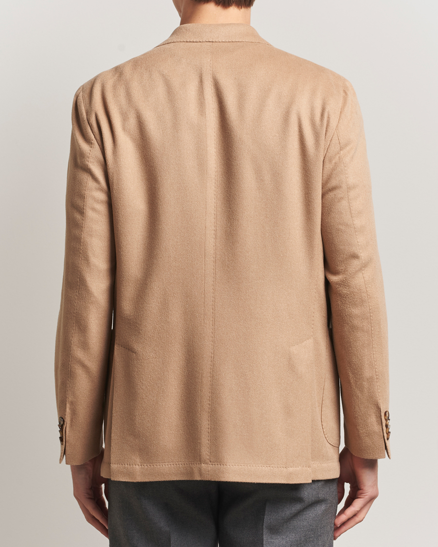 Heren | Blazers | Oscar Jacobson | Farris Baby Camel Loro Piana Blazer Beige
