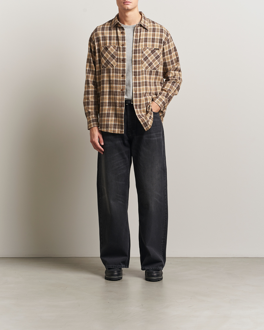 Heren | Overhemden | Nudie Jeans | Loud Larry Jeans Black Storm