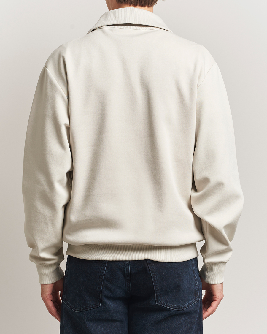 Heren | Truien | J.Lindeberg | Callan Jersey Half Zip Moonbeam