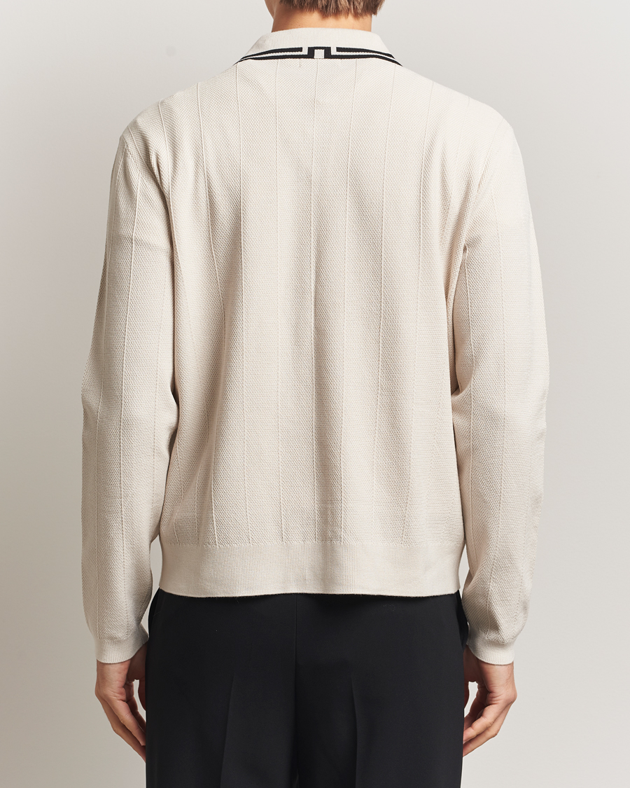 Heren | Truien | J.Lindeberg | Willem Structured Cardigan Moonbeam