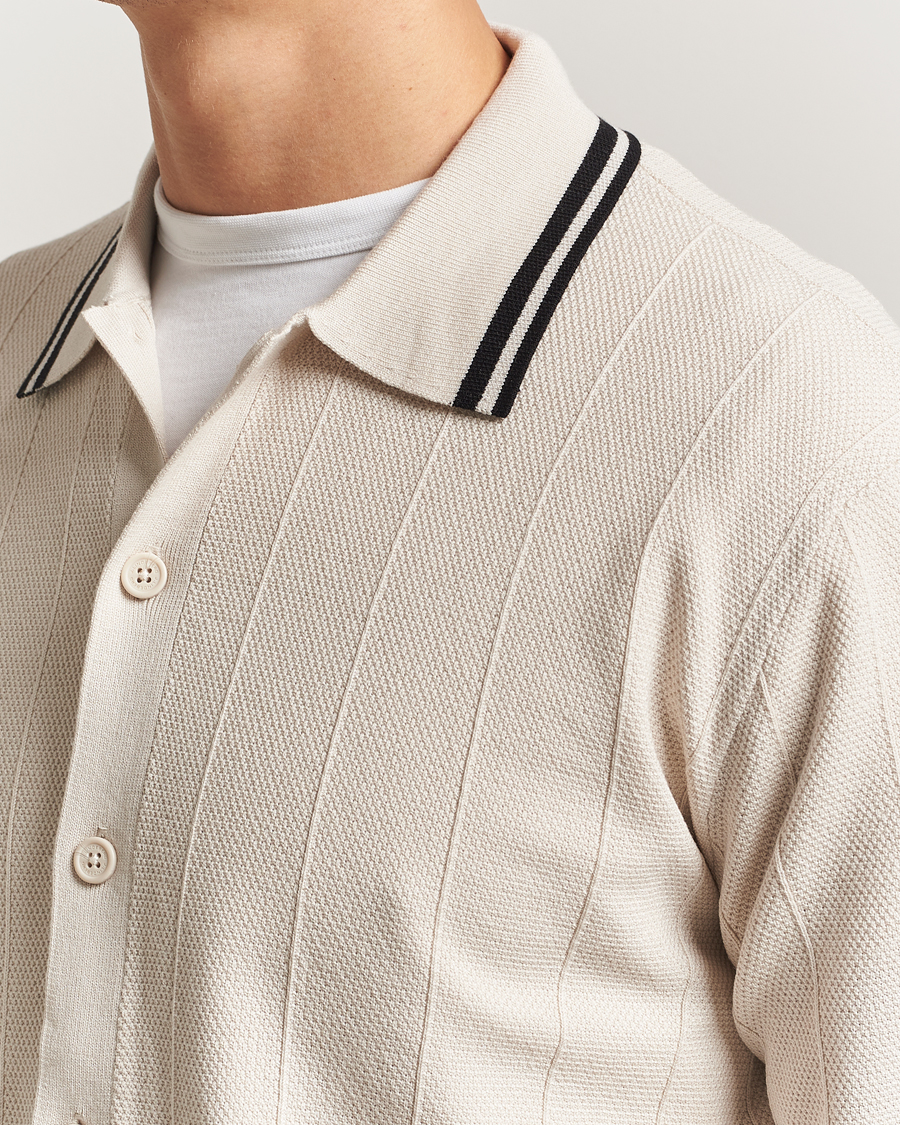 Heren | Truien | J.Lindeberg | Willem Structured Cardigan Moonbeam