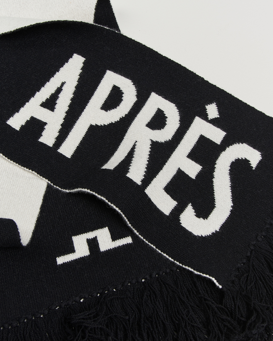 Heren | Sjaals | J.Lindeberg | Jasper Graphic Scarf Black