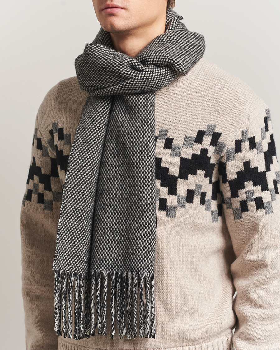 Heren | Sjaals | J.Lindeberg | Jared Scarf Black Melange