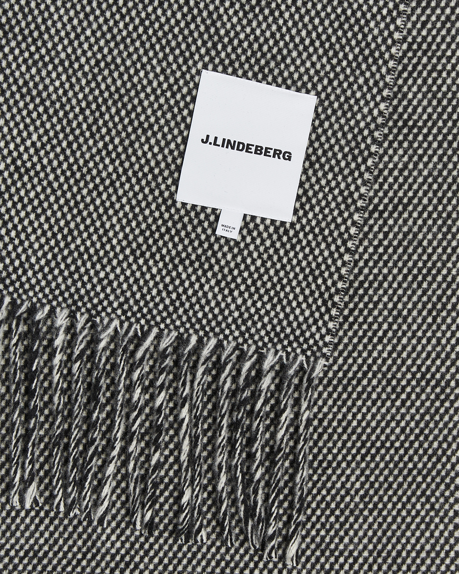 Heren | Sjaals | J.Lindeberg | Jared Scarf Black Melange