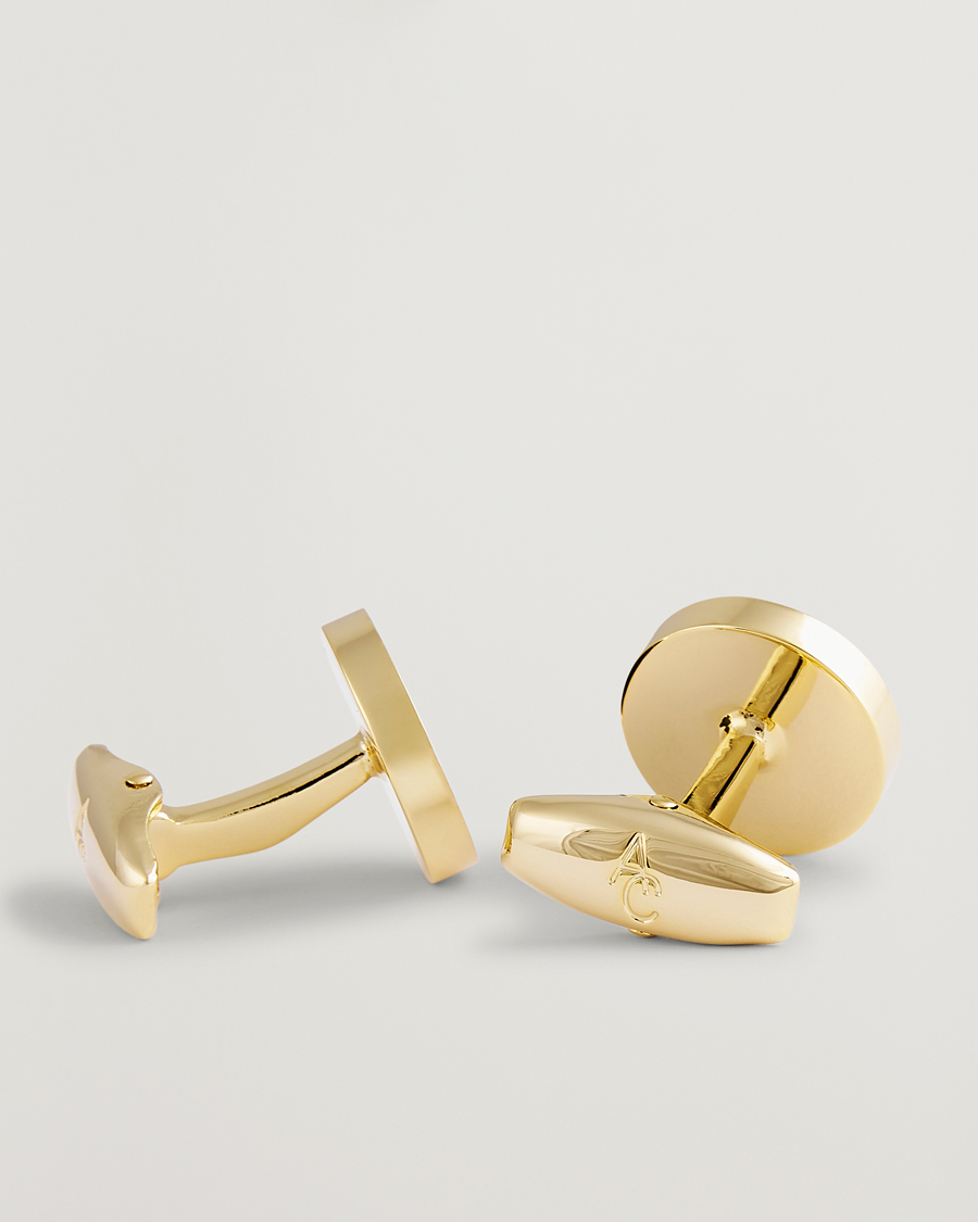 Heren | Manchetknopen | Amanda Christensen | Classic Cufflink Gold/Black