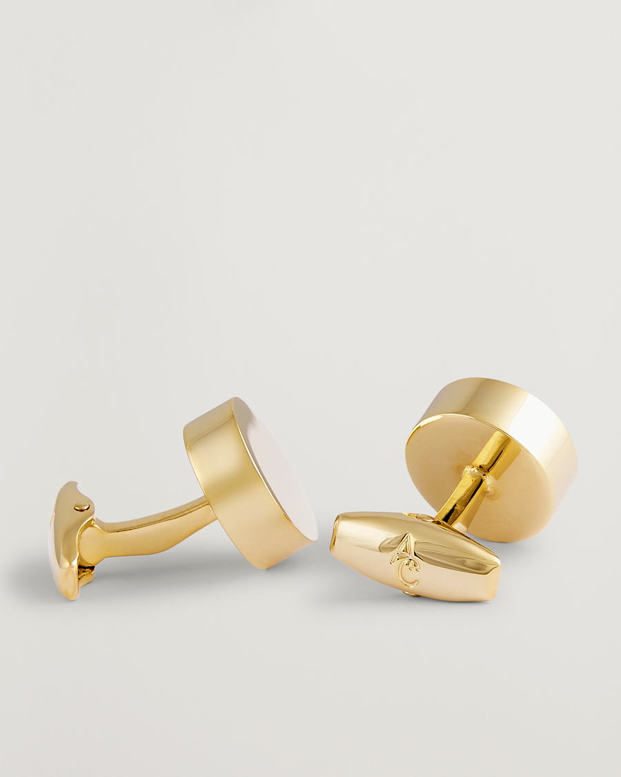 Heren | Manchetknopen | Amanda Christensen | Classic Cufflink Gold