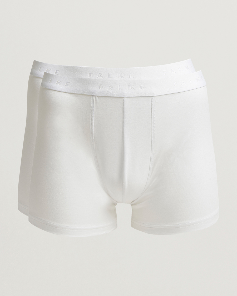 Heren | Ondergoed | Falke | 2-Pack Cotton Boxer Briefs White