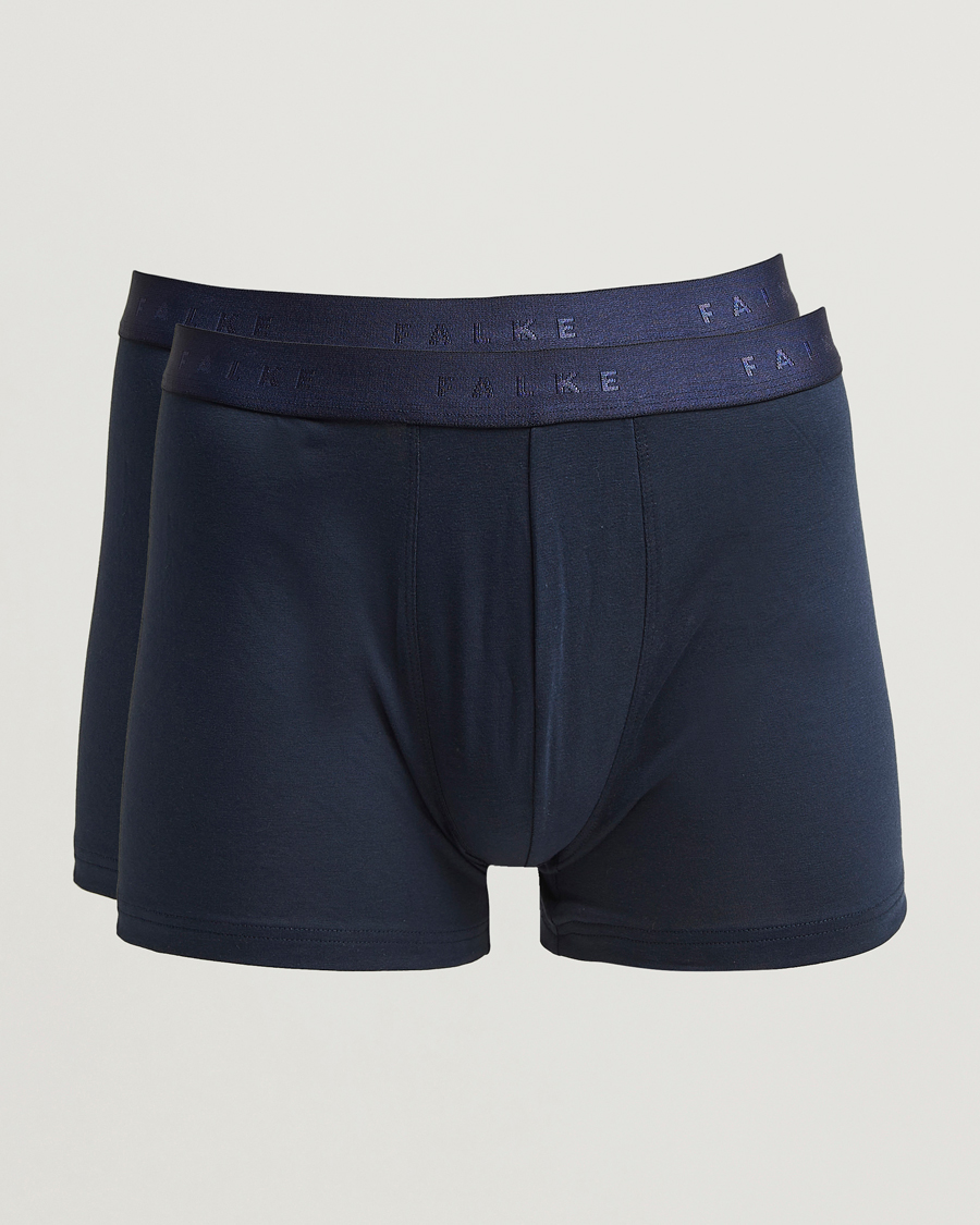 Heren | Ondergoed | Falke | 2-Pack Cotton Boxer Briefs Midnight