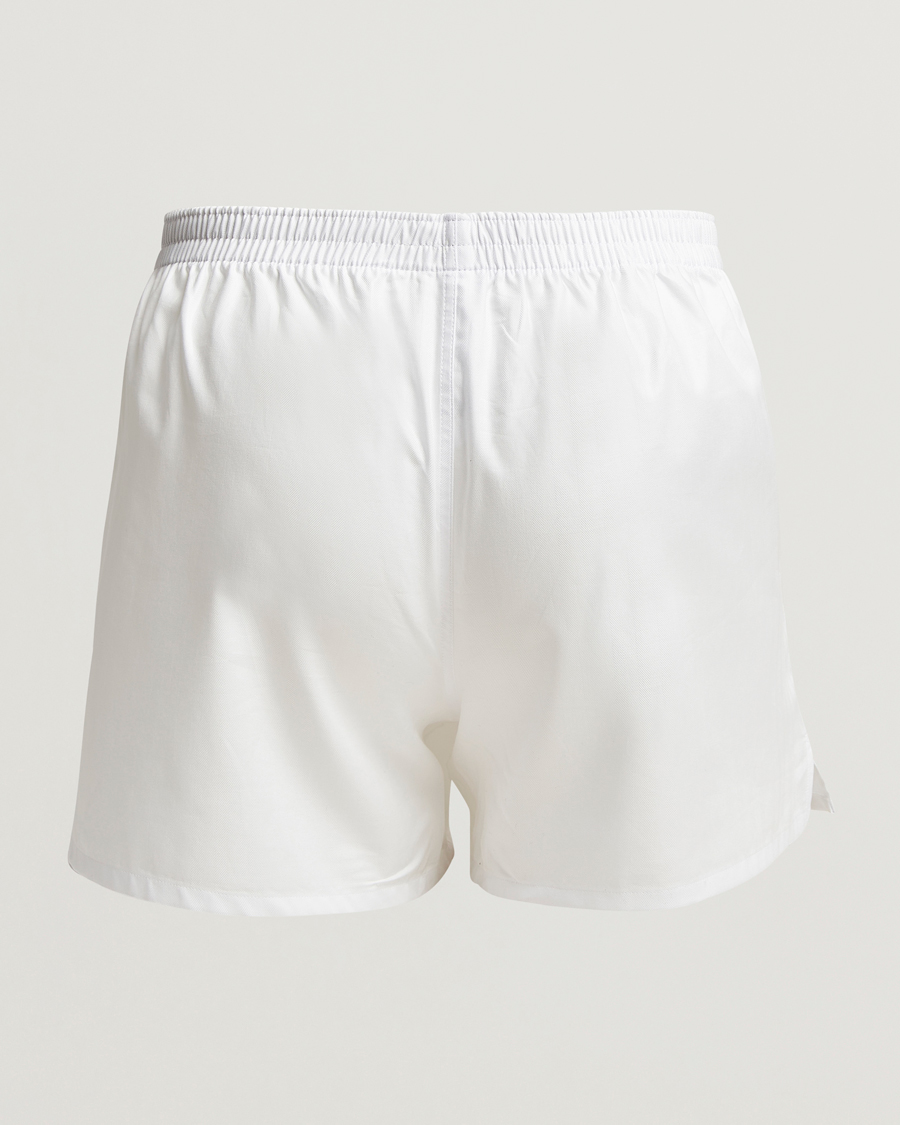 Heren | Ondergoed | Falke | Cotton Woven Boxer Shorts White