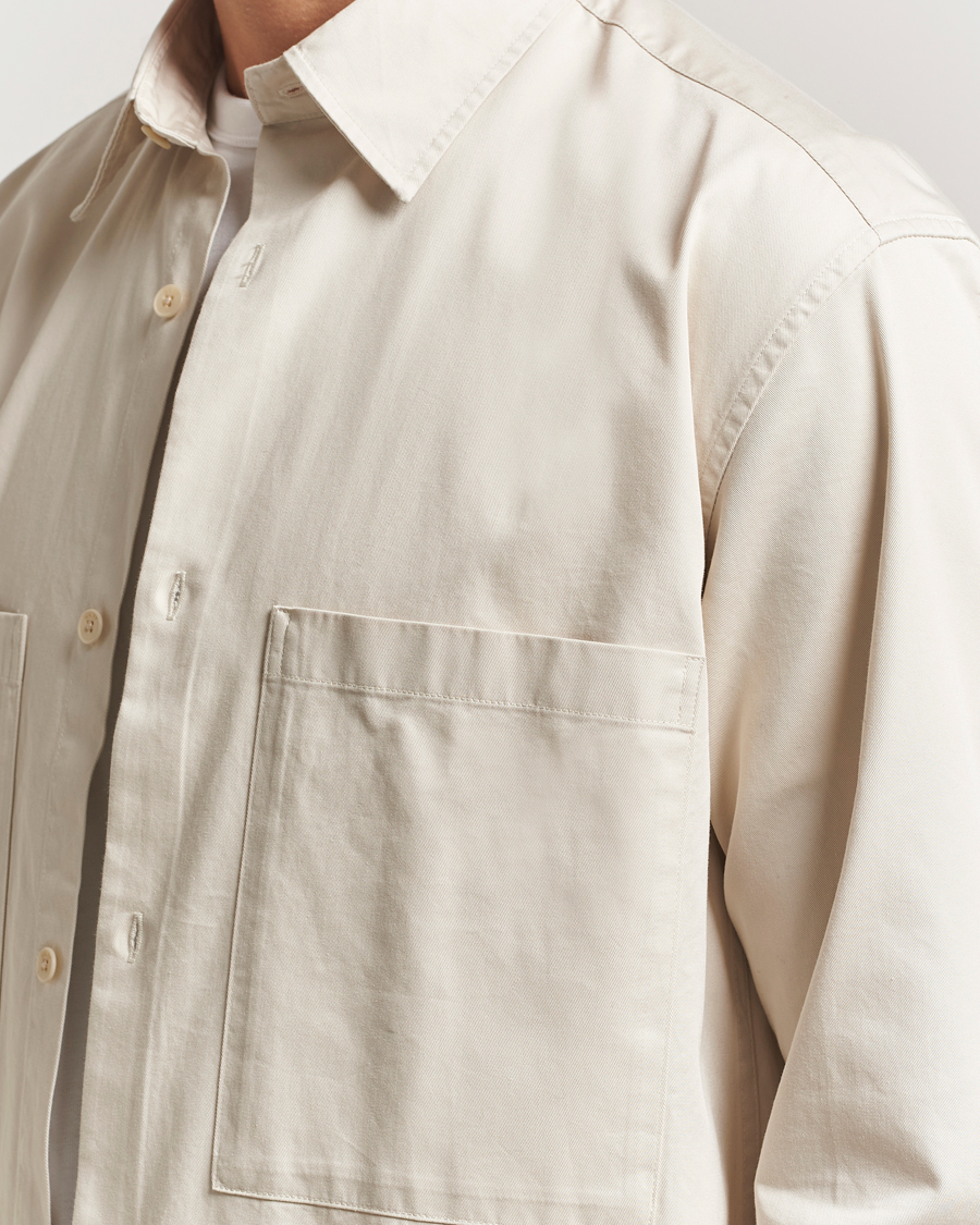 Heren | Overhemden | NN07 | Freddy Tencel Workwear Shirt Ivory