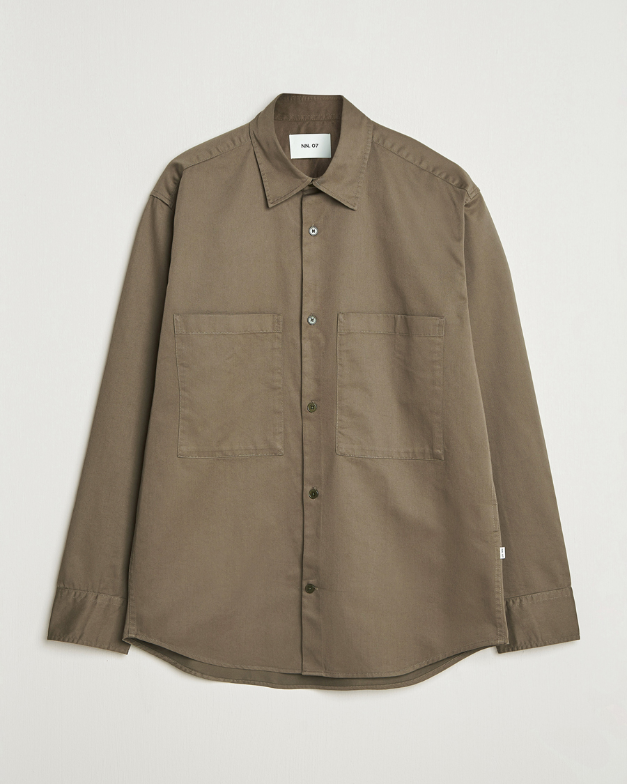 Heren | Overhemden | NN07 | Freddy Tencel Workwear Shirt Mable Husk