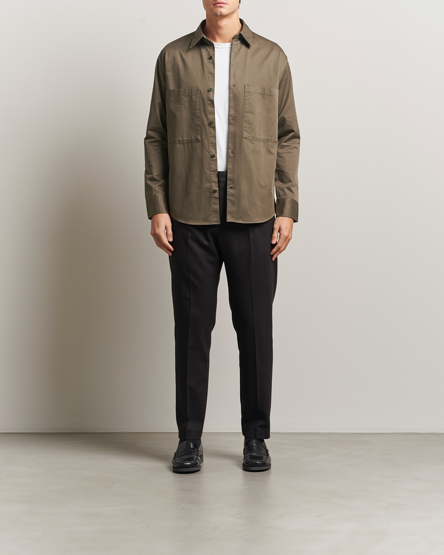 Heren | Overhemden | NN07 | Freddy Tencel Workwear Shirt Mable Husk