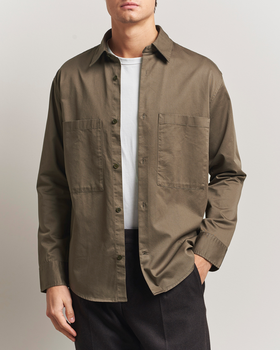 Heren | Overhemden | NN07 | Freddy Tencel Workwear Shirt Mable Husk