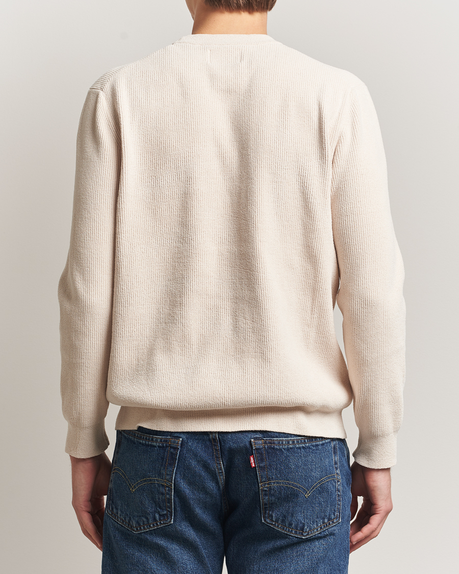 Heren | Truien | NN07 | Danny Rib Knitted Crew Neck Ivory