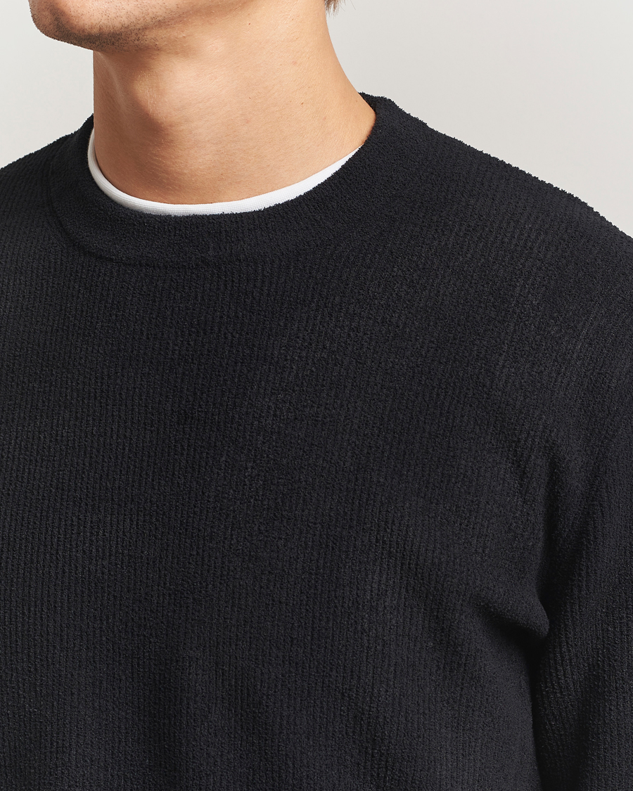 Heren | Truien | NN07 | Danny Rib Knitted Crew Neck Black