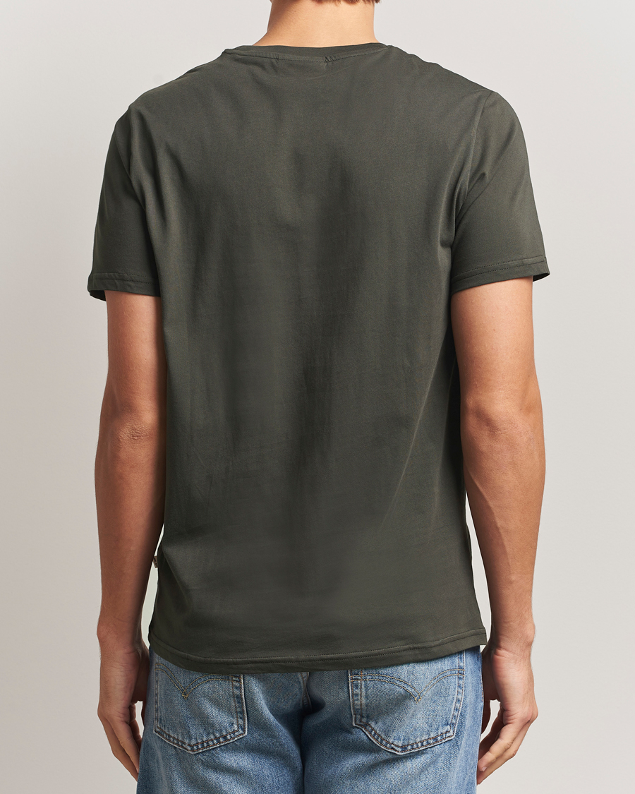 Heren | T-shirts | NN07 | Percy Crew Neck T-Shirt Dark Army