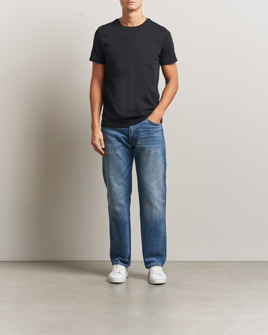 Heren | T-shirts | NN07 | Percy Crew Neck T-Shirt Black