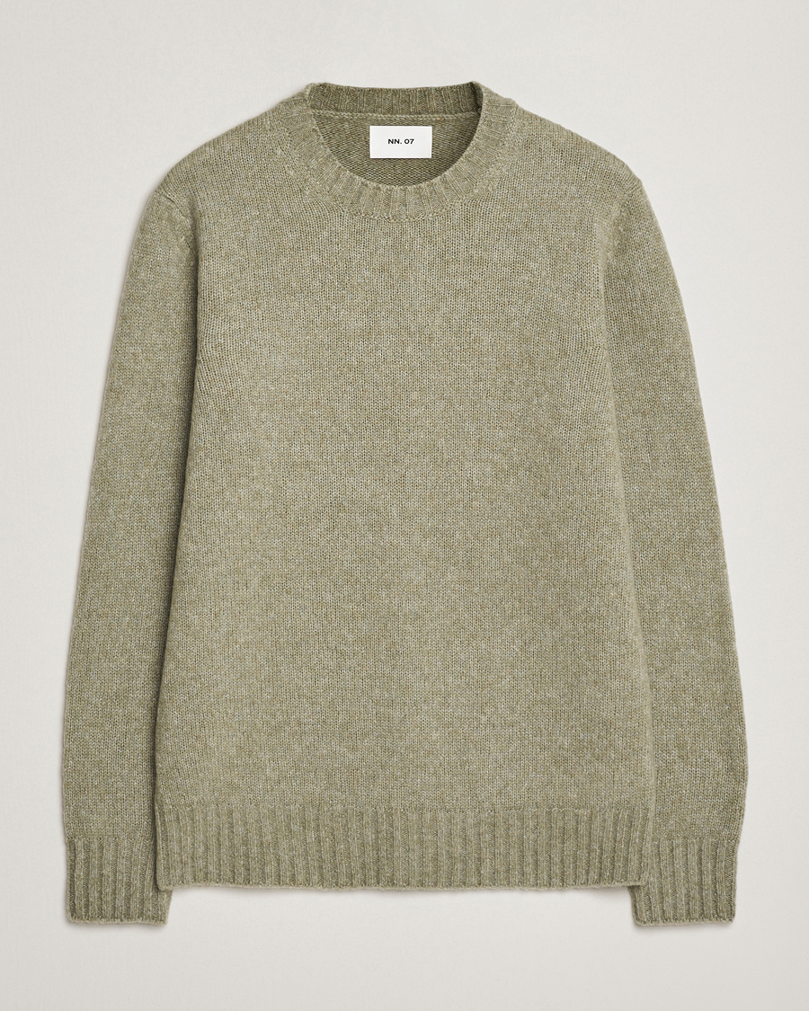 Heren | Truien | NN07 | Lee Wool Knitted Sweater Valley Green