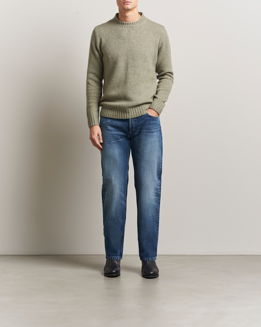 Heren | Truien | NN07 | Lee Wool Knitted Sweater Valley Green