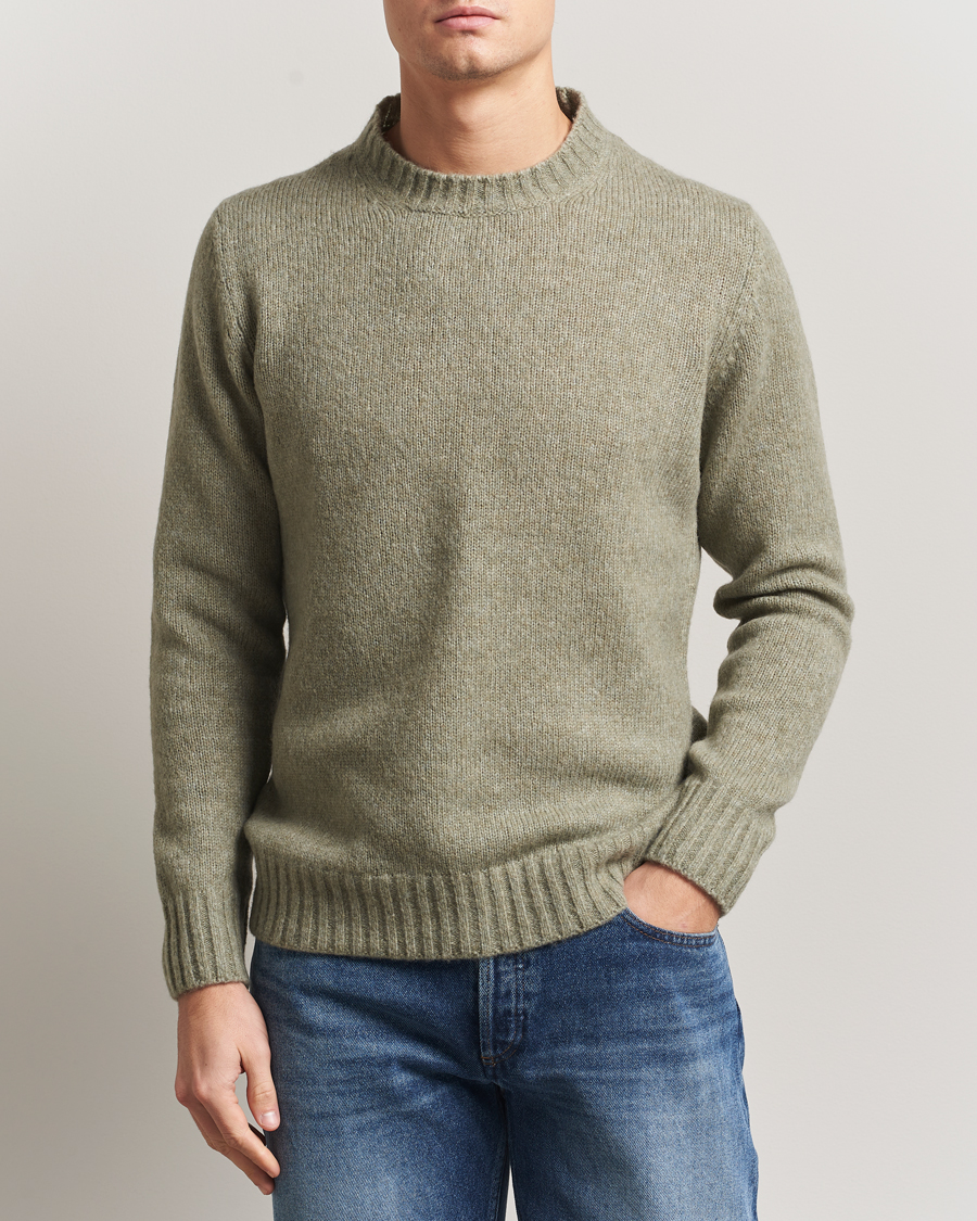 Heren | Truien | NN07 | Lee Wool Knitted Sweater Valley Green
