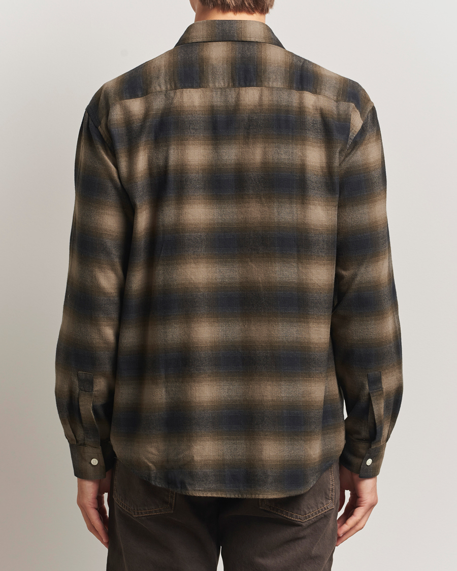 Heren | Overhemden | NN07 | Deon Flannel Checked Shirt Black/Green