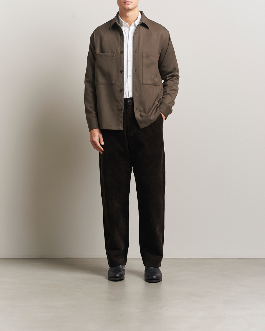 Heren | Broeken | NN07 | Paw Relaxed Fit Corduroy Trousers Demitasse Brown