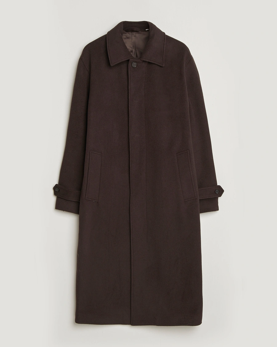 Heren | Jassen | NN07 | Gibson Wool Coat Demitasse Brown