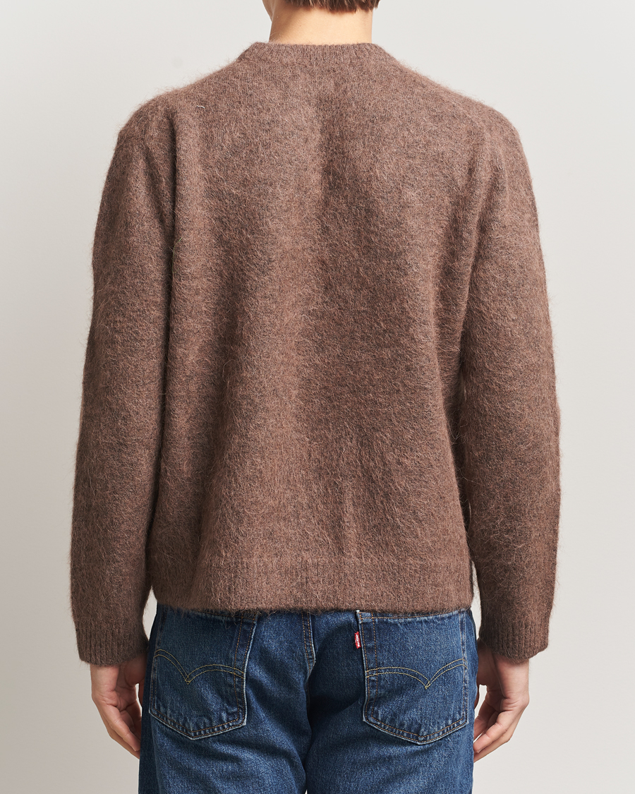 Heren | Truien | NN07 | Russell Alpaca Knitted Crew Neck Mable Husk